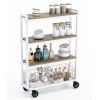 Atlantic 4-Tier Cart System White