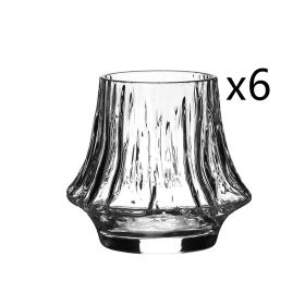 Fashion 220ml Crystal Glass Volcano Cup (Option: Volcano Cup-6pcs)