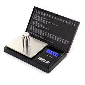 Mini Digital Scale 100/200/500g/0.01/0.1g High Accuracy Backlight Electric Pocket For Jewelry Gram Weight For Kitchen 1kg/0.1g (Load Bearing: 1Kg-0.1g)