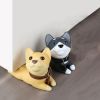 1pc Cute Dog Door Stopper, Cartoon Decorative Creative Animal Plastic Door Catch Door Stop