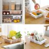 Refrigerator Drawers, Adjustable Storage Shelf Refrigerator Partition Layer Organiser