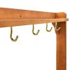 Garden Kitchen Trolley Solid Acacia Wood 36.2"x17.1"x55.7"