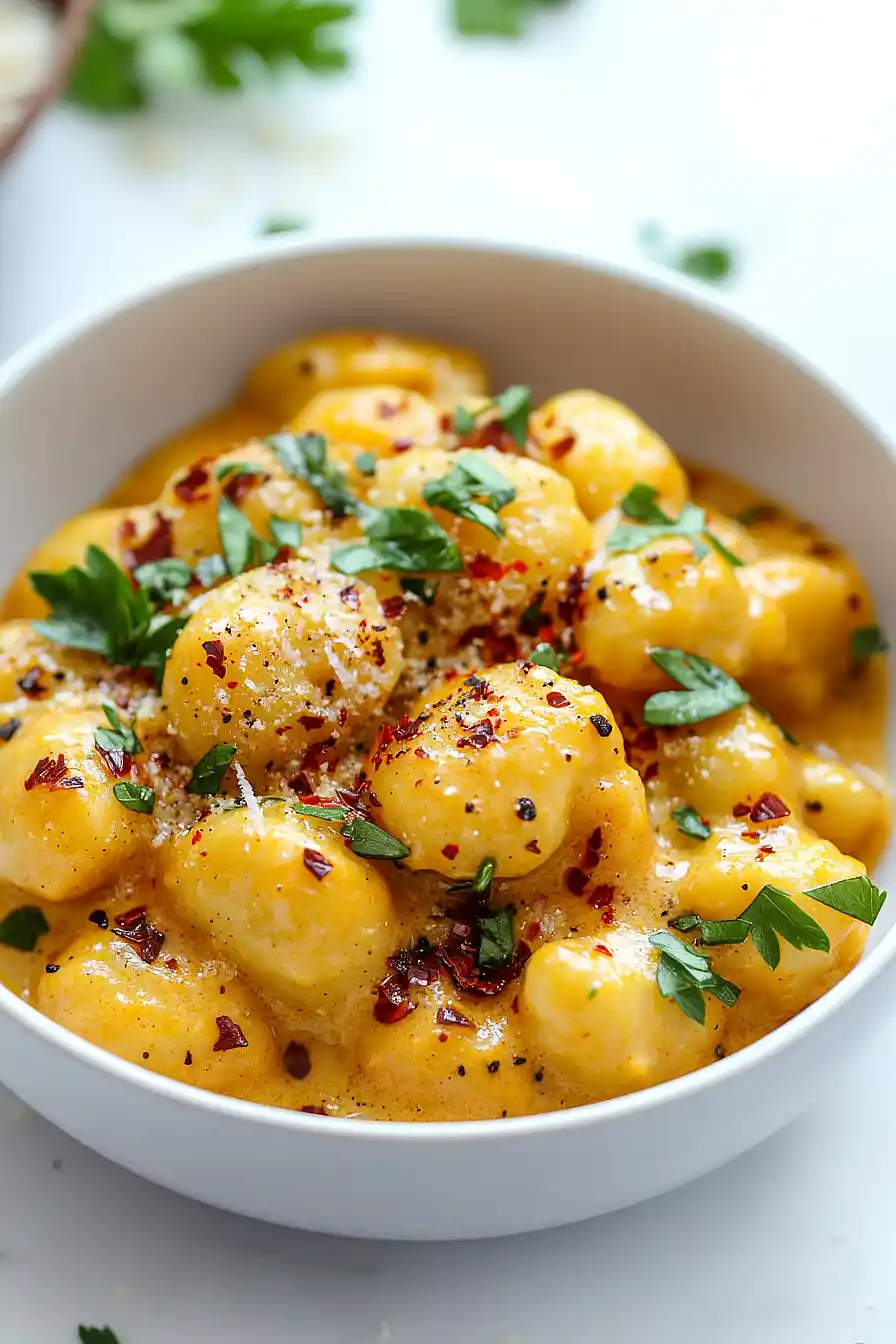 roasted butternut squash gnocchi