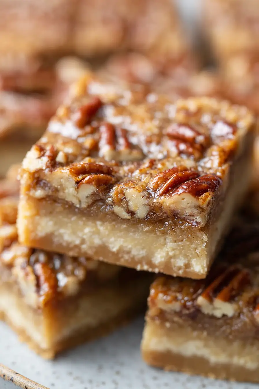 keto pecan pie bars
