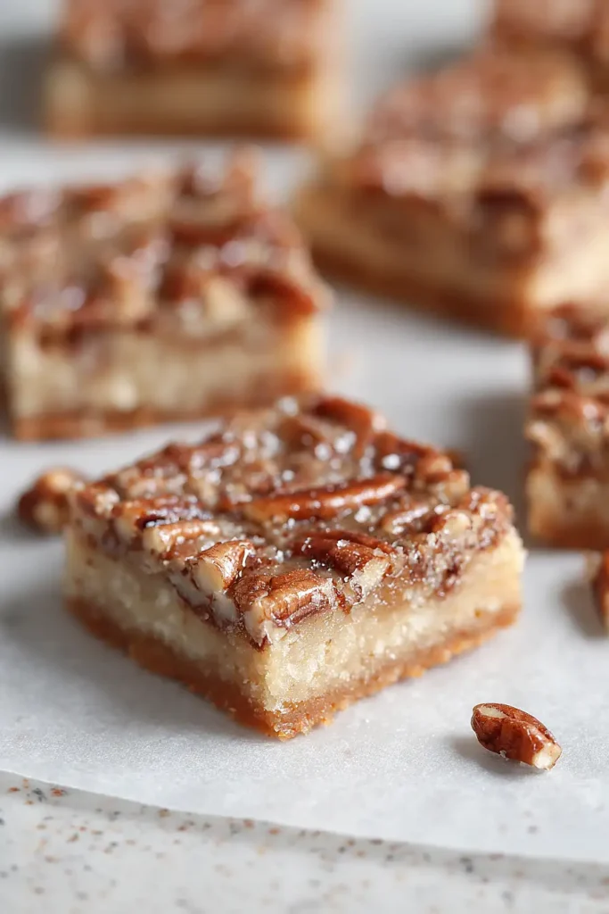 honey pecan pie bars