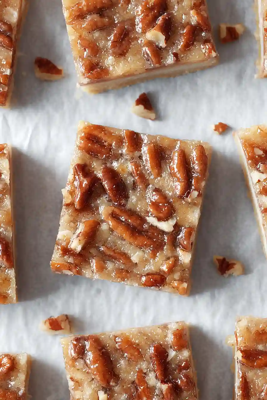 honey pecan pie bars