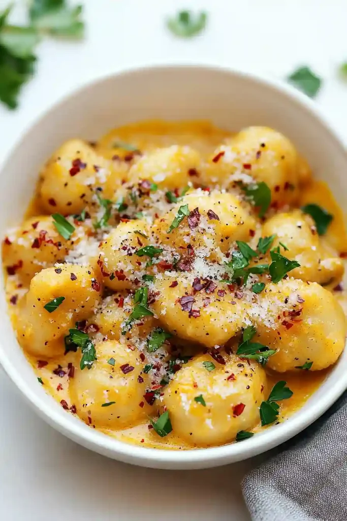 roasted butternut squash gnocchi