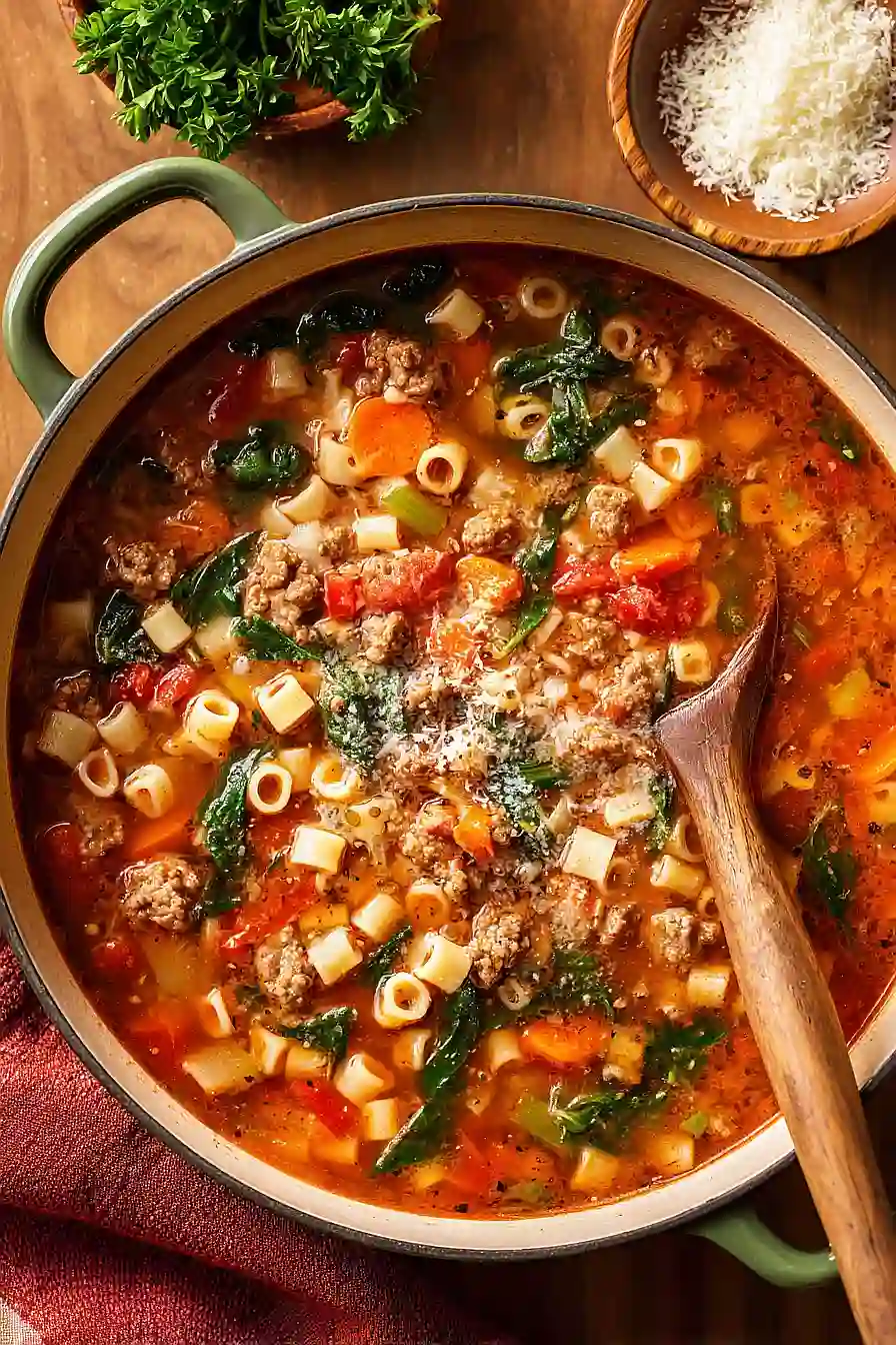 sausage pasta soup