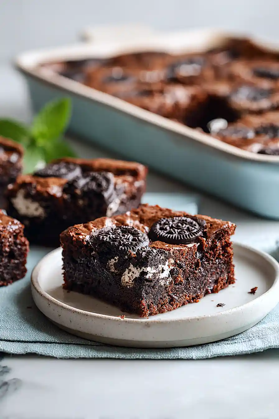 air fryer oreo brownies