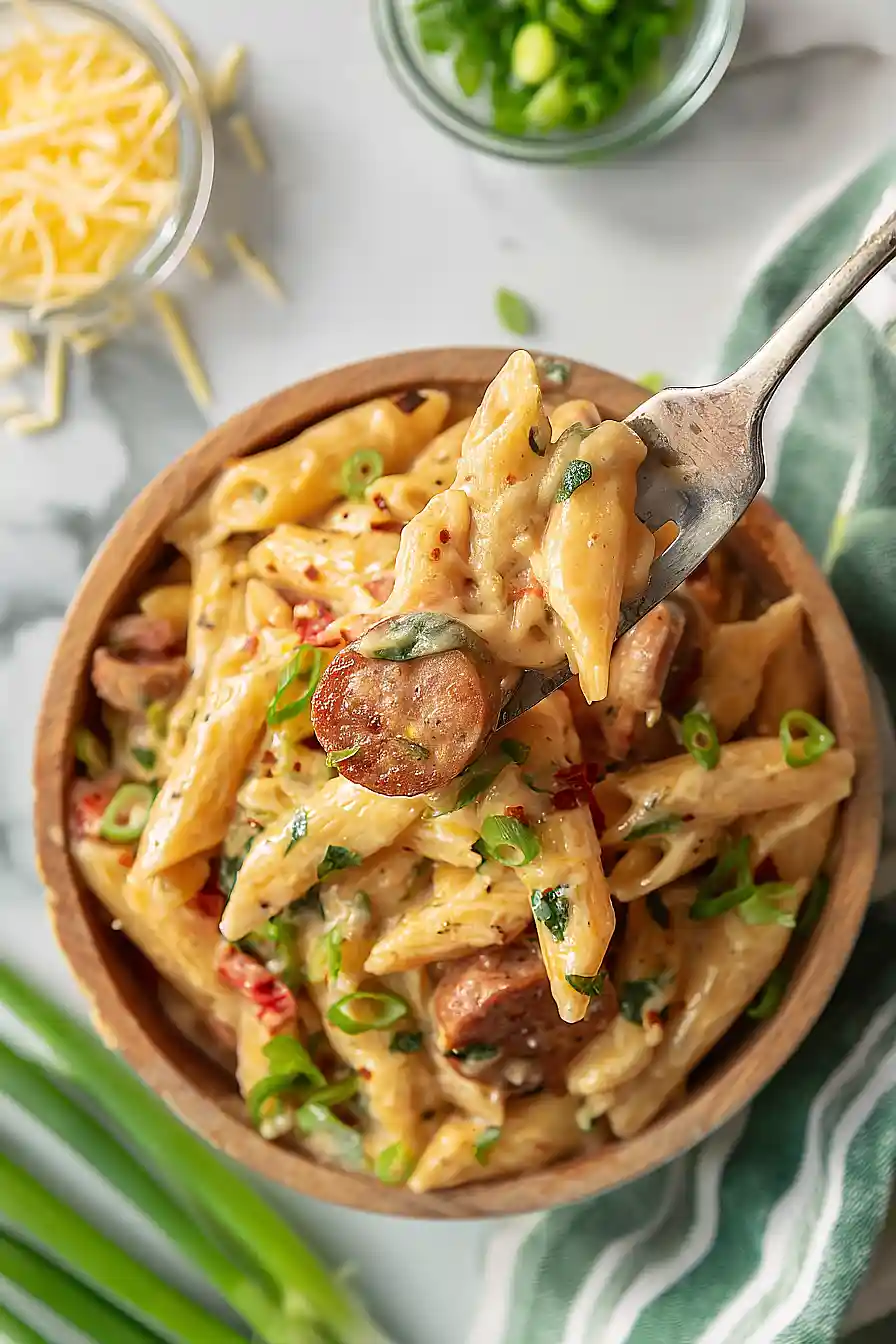 skillet sausage pasta