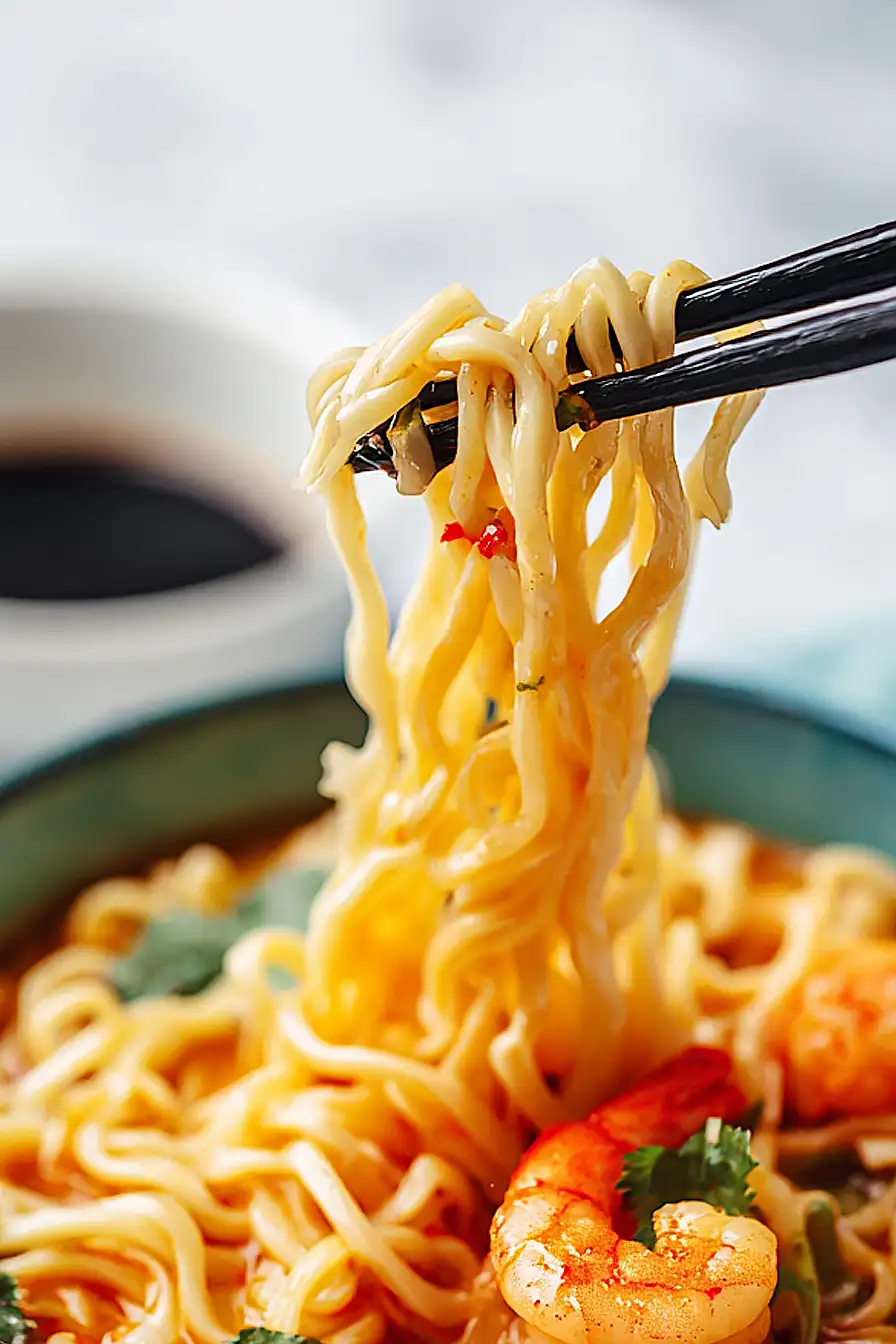 tom yum ramen noodles