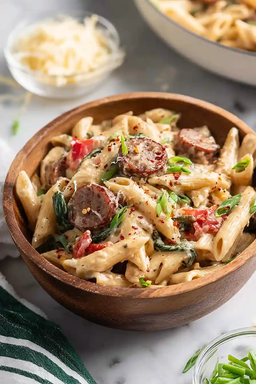 skillet sausage pasta 