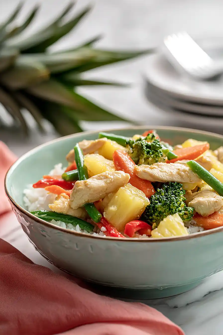 pineapple coconut chicken