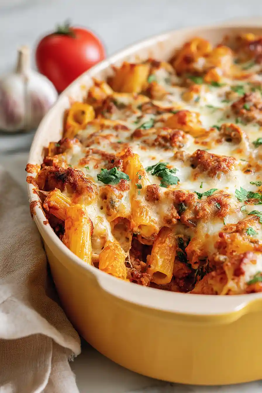 sausage pasta bake