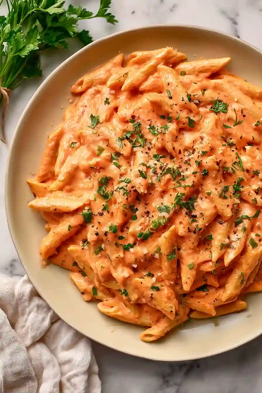 pink sauce pasta