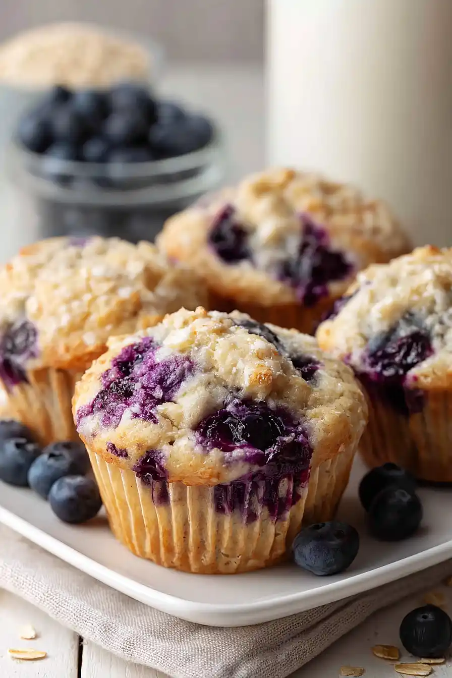 greek yogurt oatmeal muffins