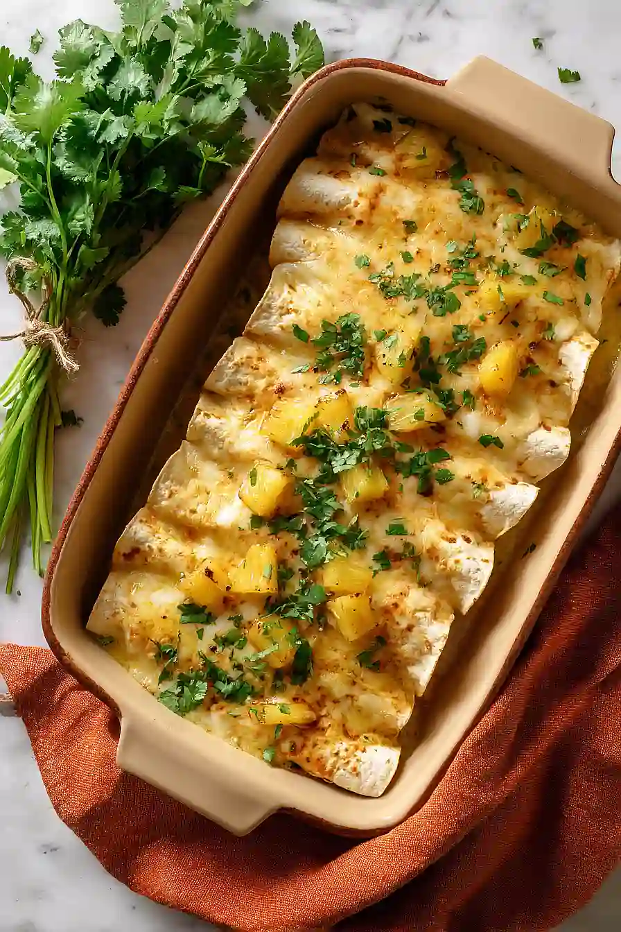 chicken pineapple enchilada