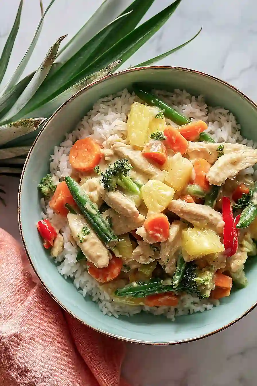 pineapple coconut chicken