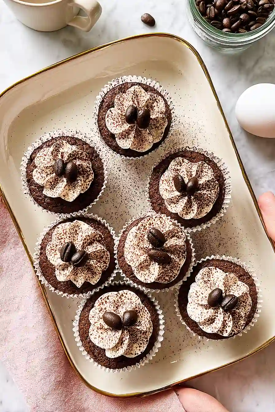 tiramisu brownie cup