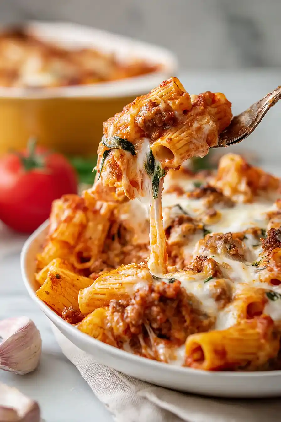 sausage pasta bake