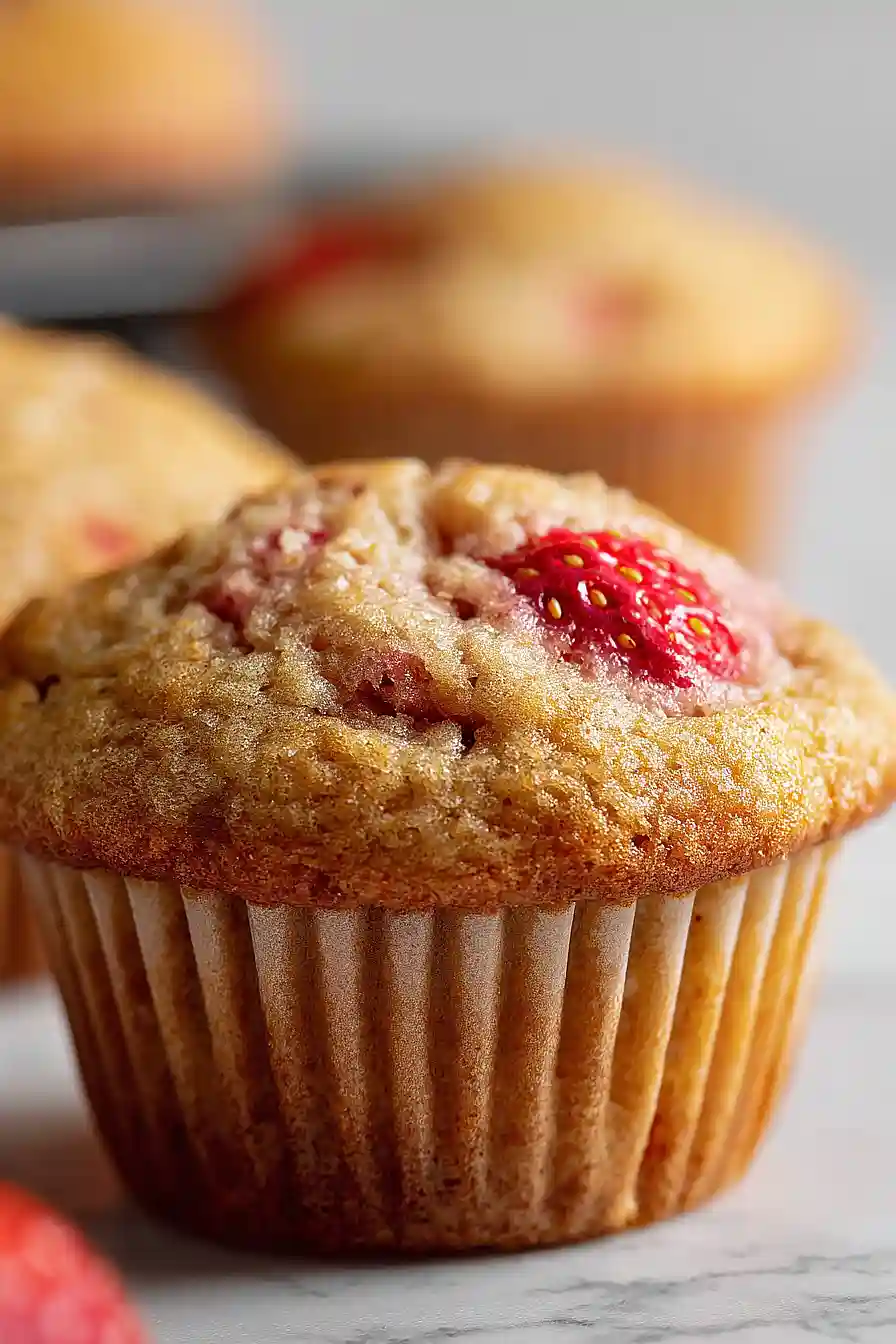 strawberry banana muffins