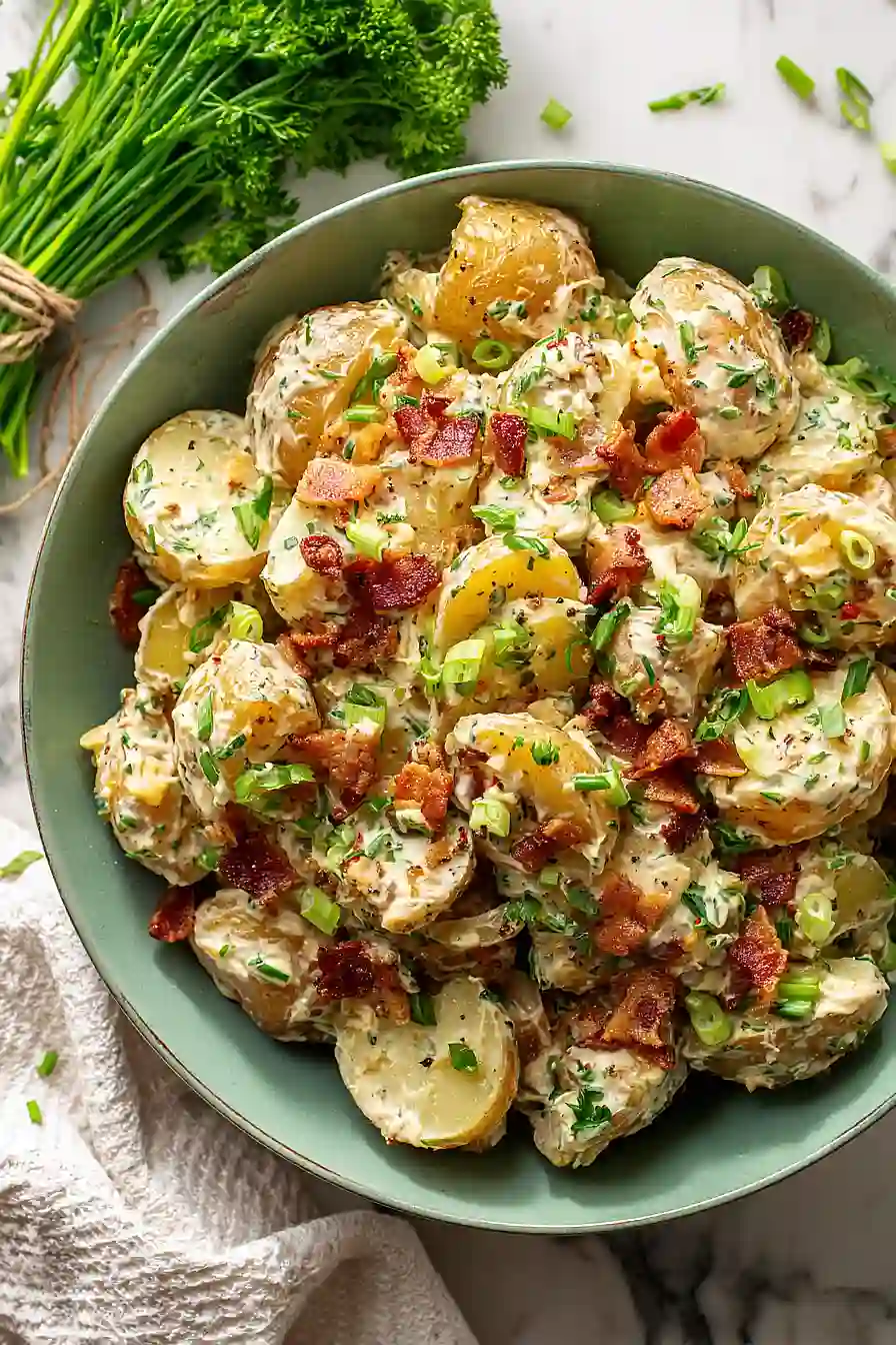 no egg bacon potato salad