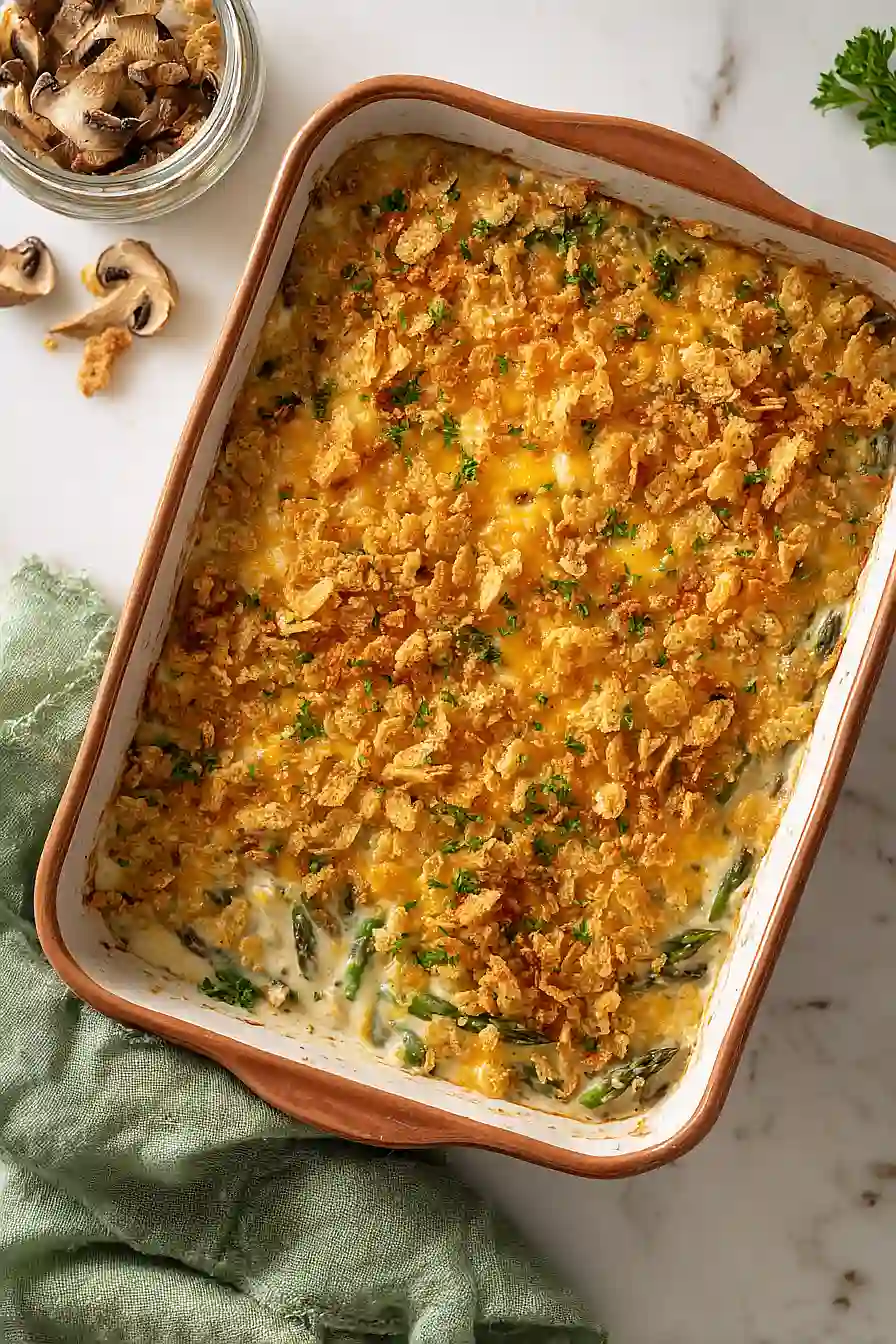 asparagus casserole with cream of mushroom