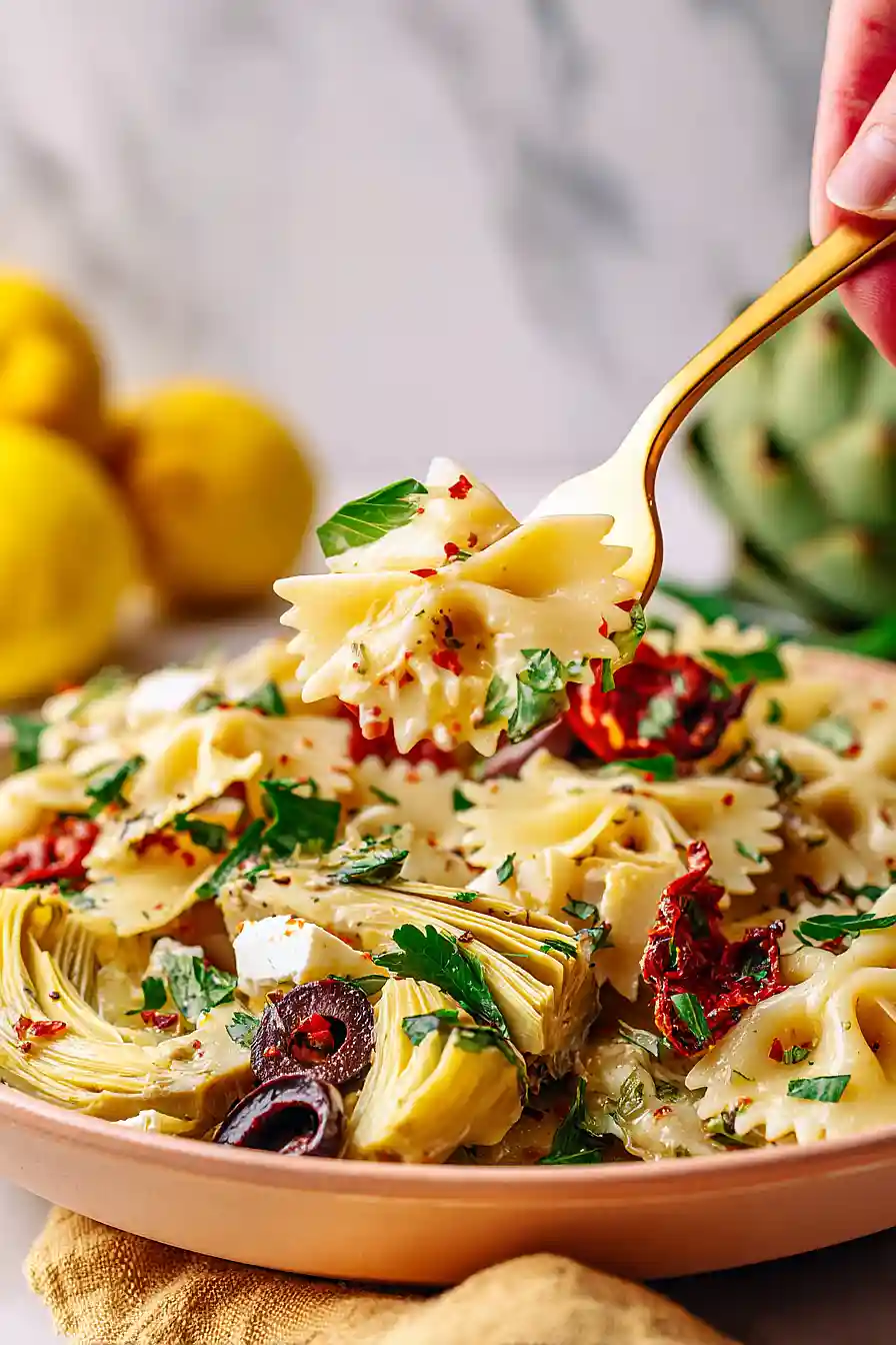 italian artichoke pasta salad