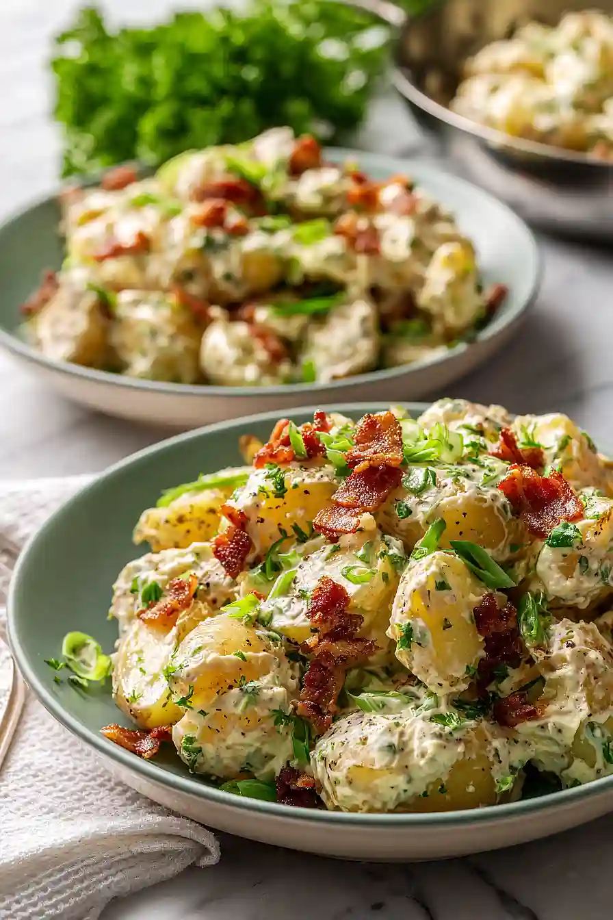 no egg bacon potato salad