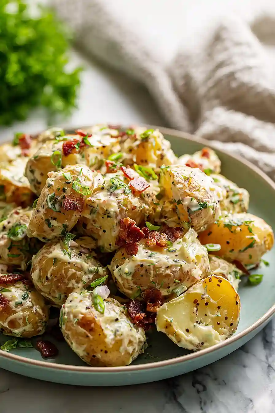 no egg bacon potato salad