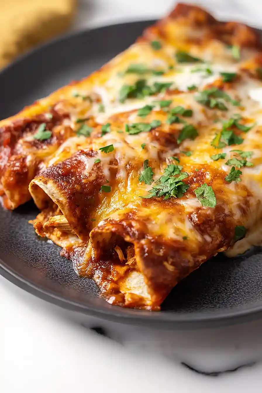 grilled chicken enchiladas