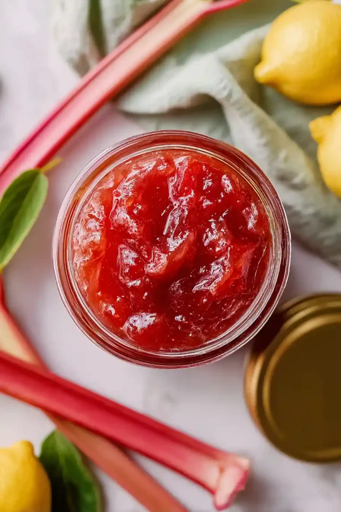 sugar free rhubarb jam