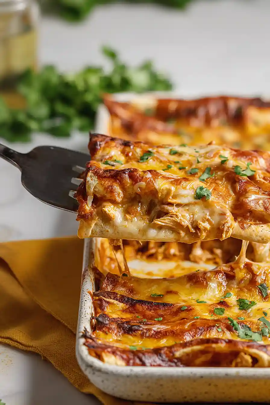 grilled chicken enchiladas