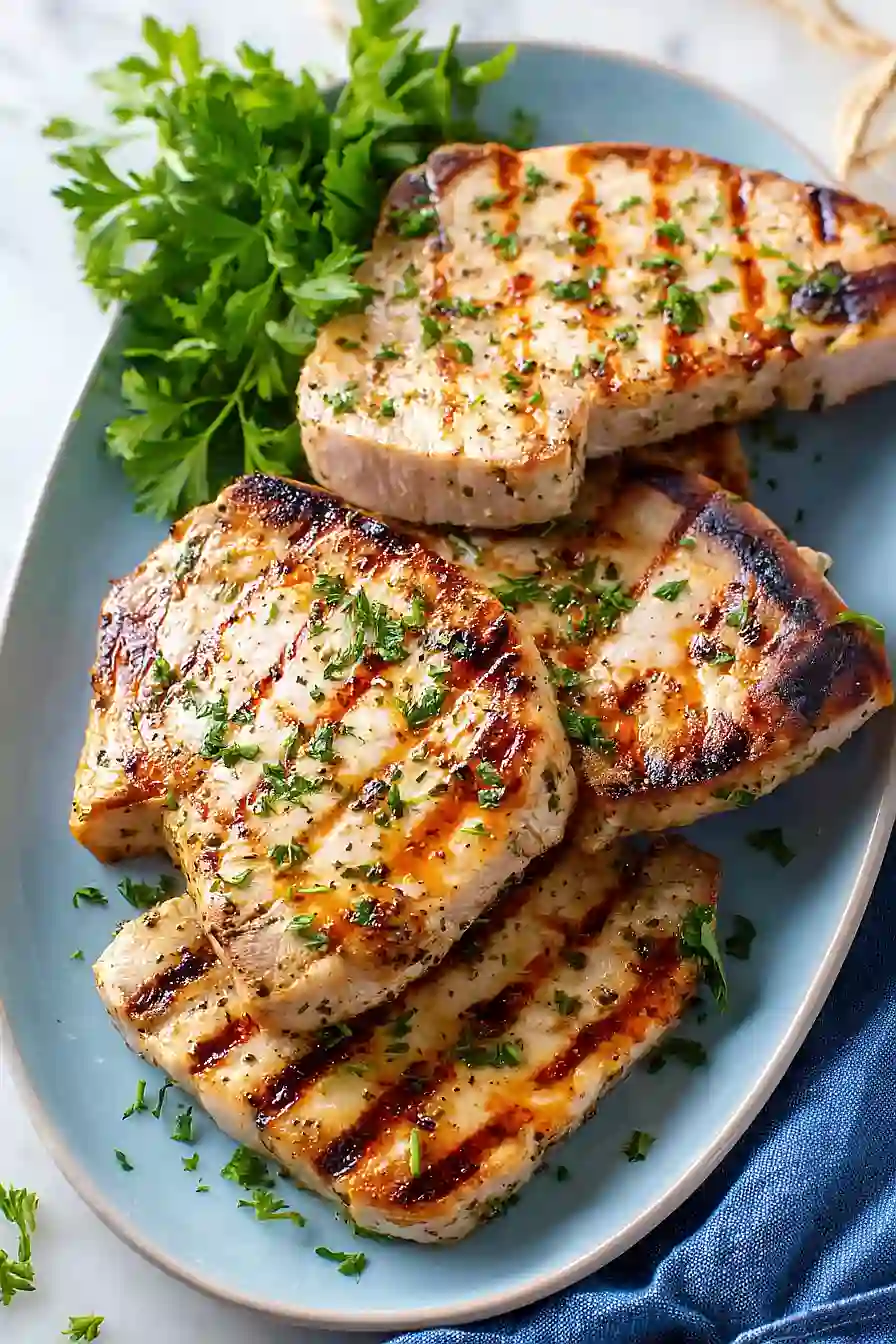 grilled ranch pork chops