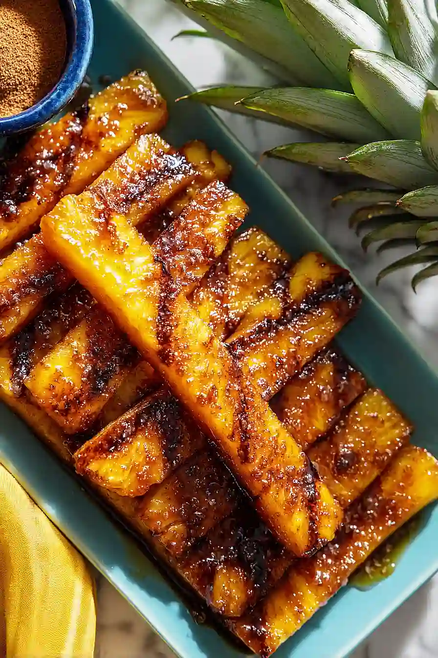 brazilian grilled pineapple