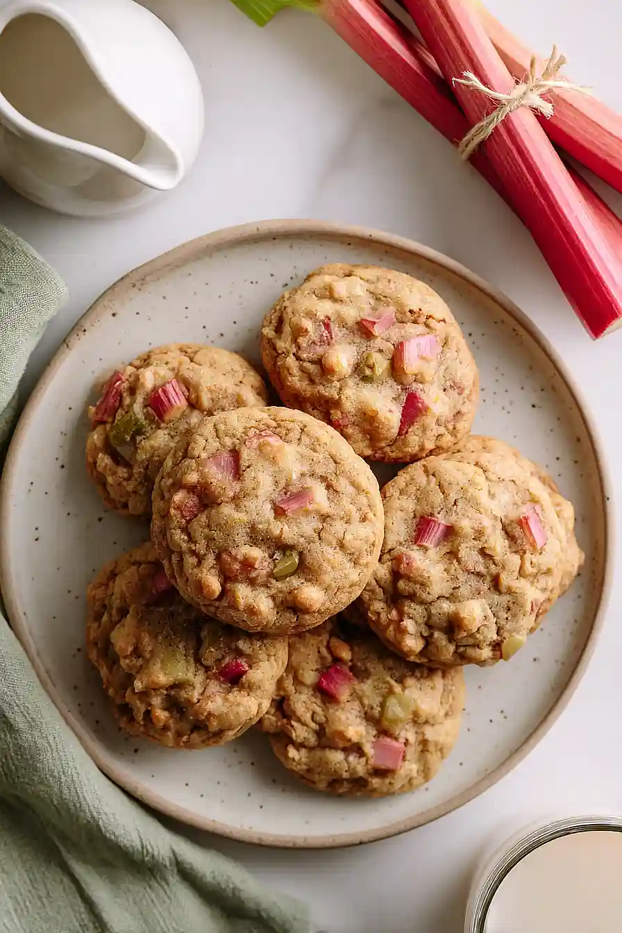 rhubarb cookies