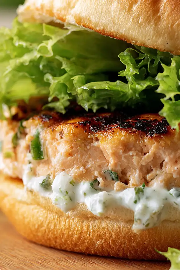 grilled salmon burgers