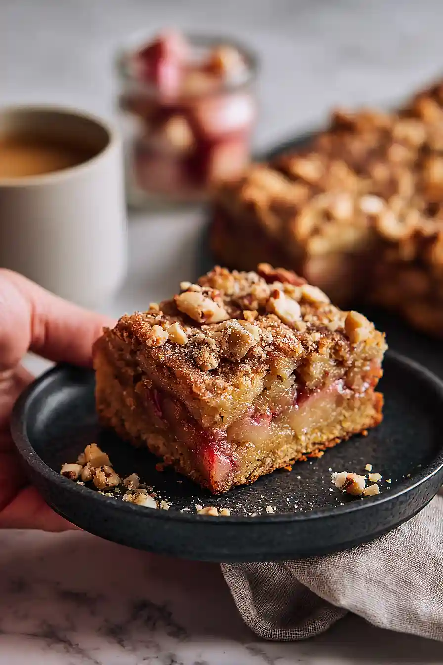 rhubarb lunar cake