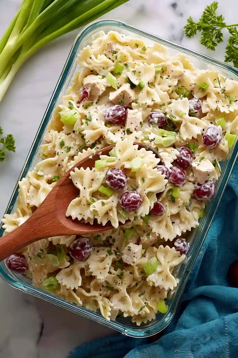 chicken bowtie pasta salad