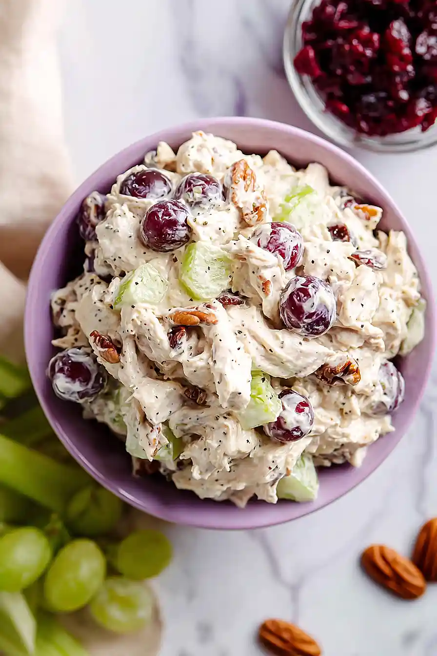 chicken salad with grapes