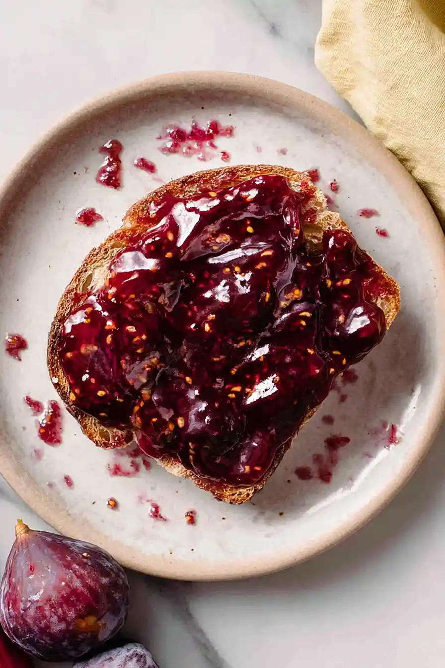 rhubarb and fig jam