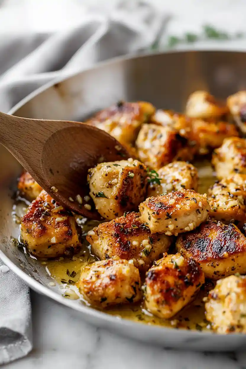 garlic lemon chicken bites