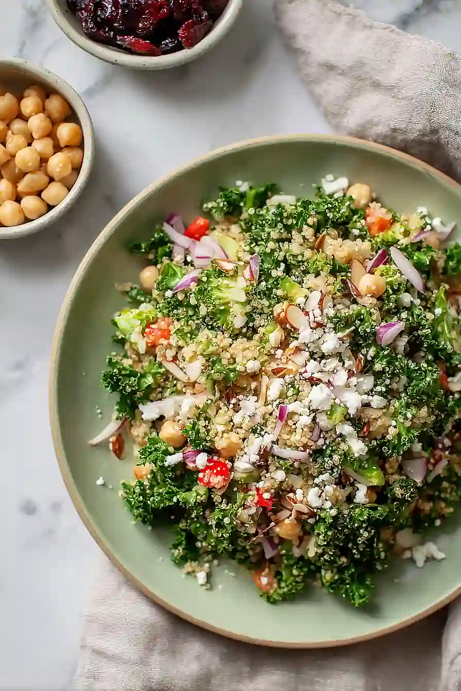 broccoli kale quinoa salad