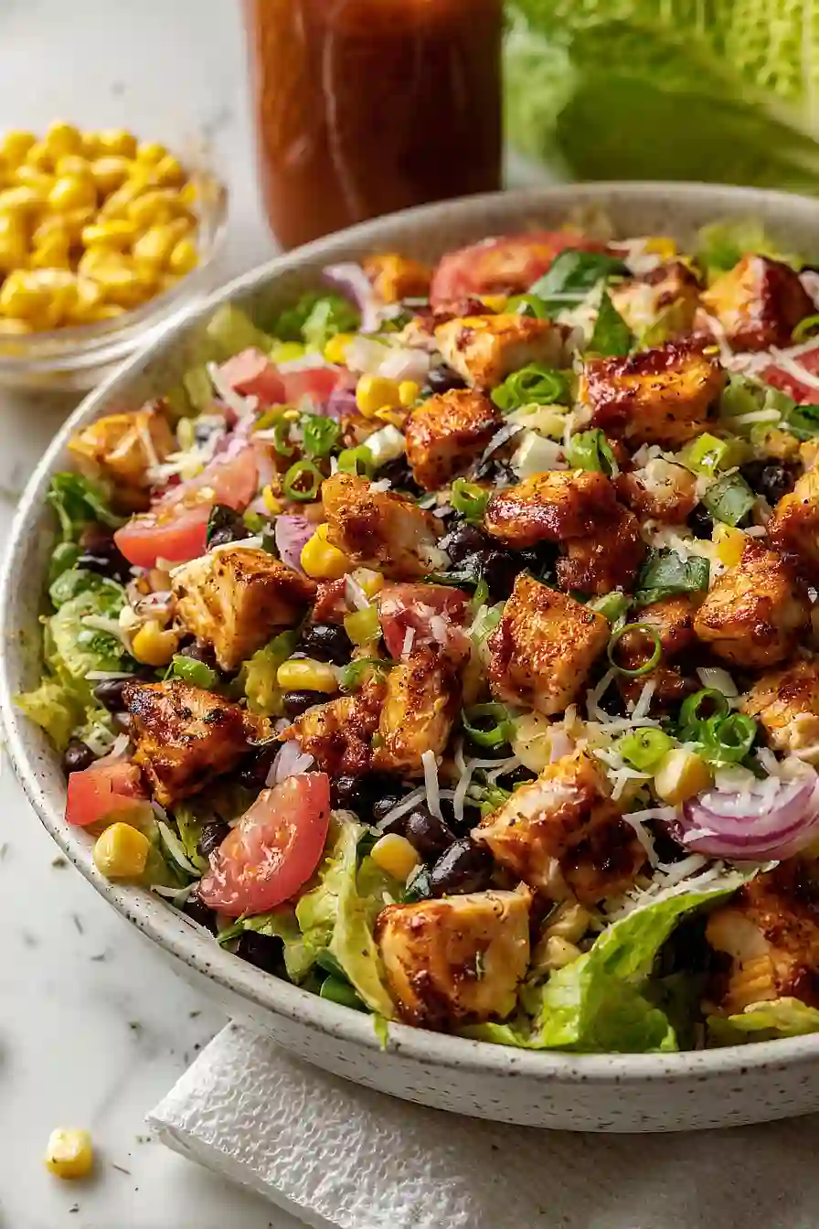 bbq chicken chopped salad