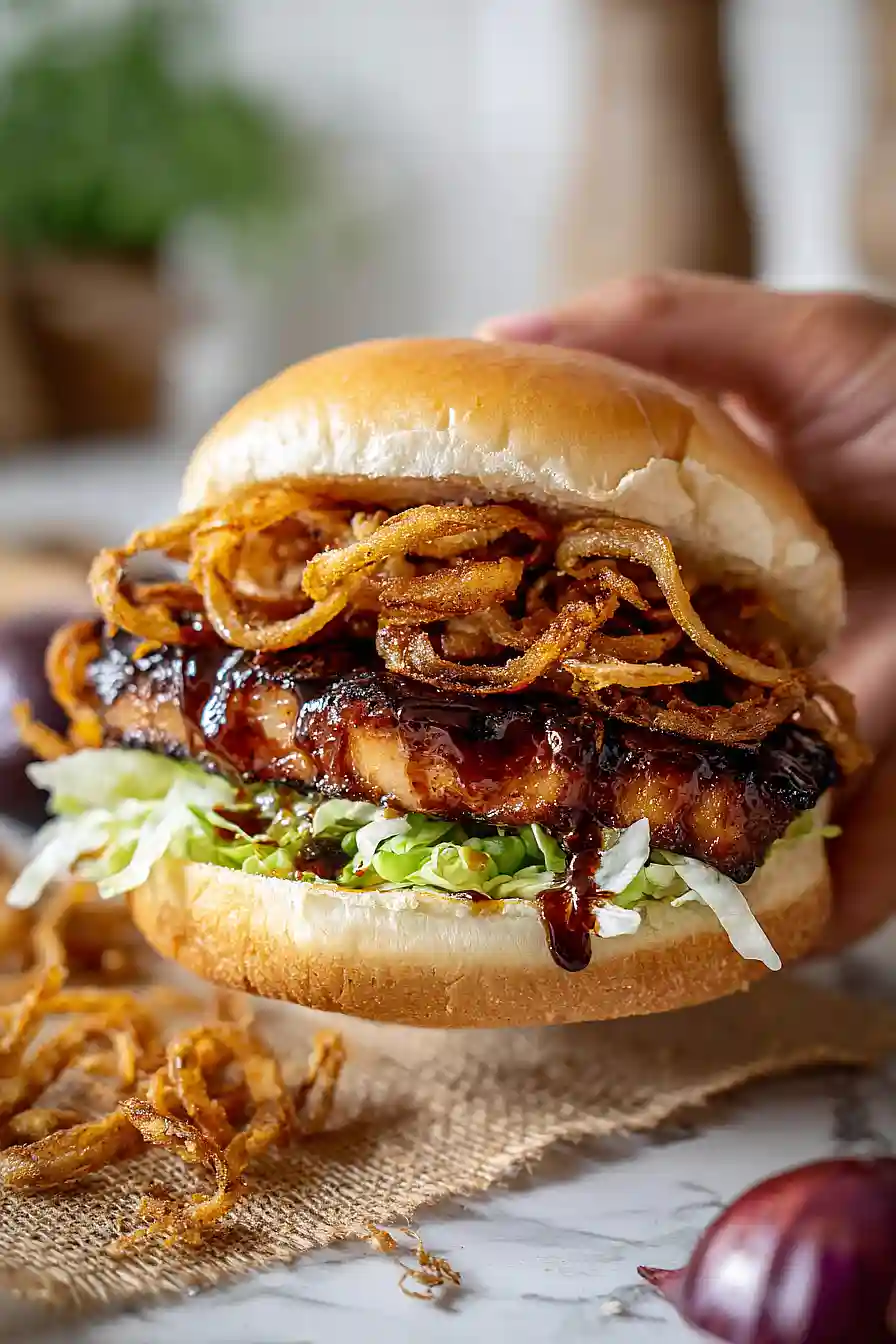 grilled pork chop sandwich
