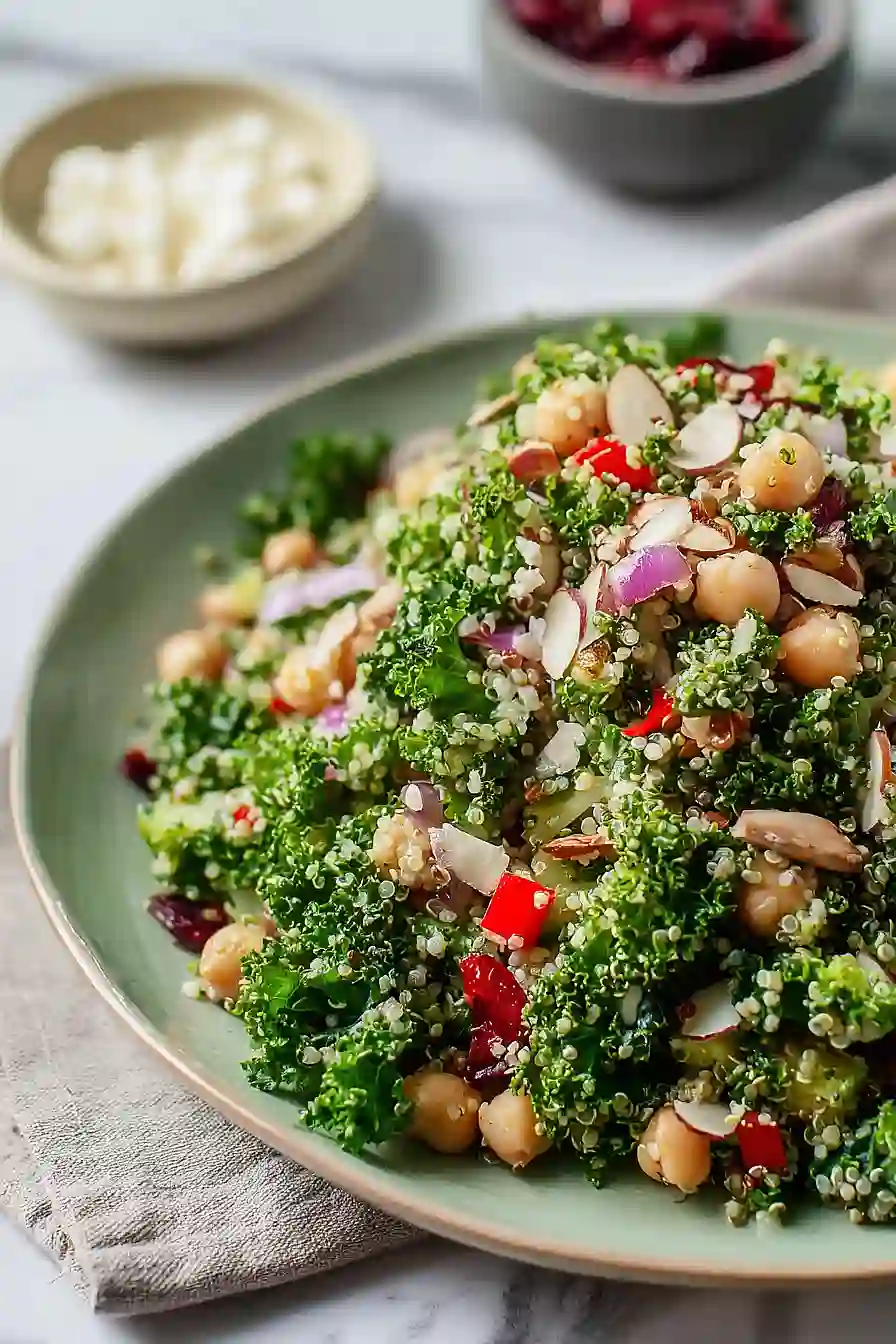 broccoli kale quinoa salad