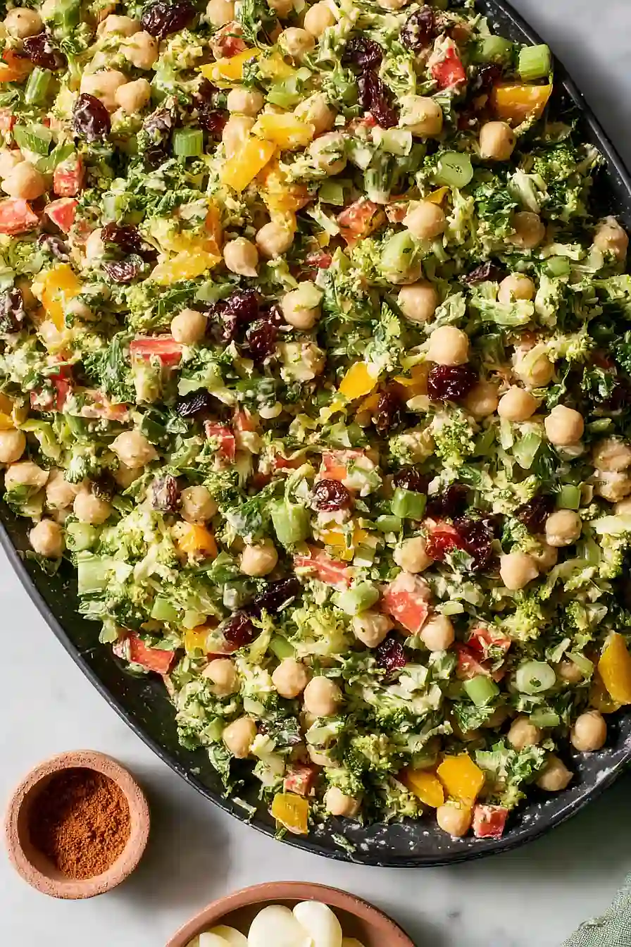 broccoli salad with tahini dressing