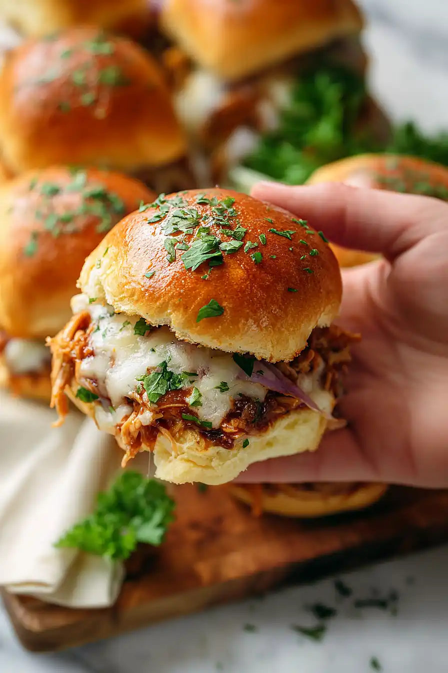 bbq chicken sliders