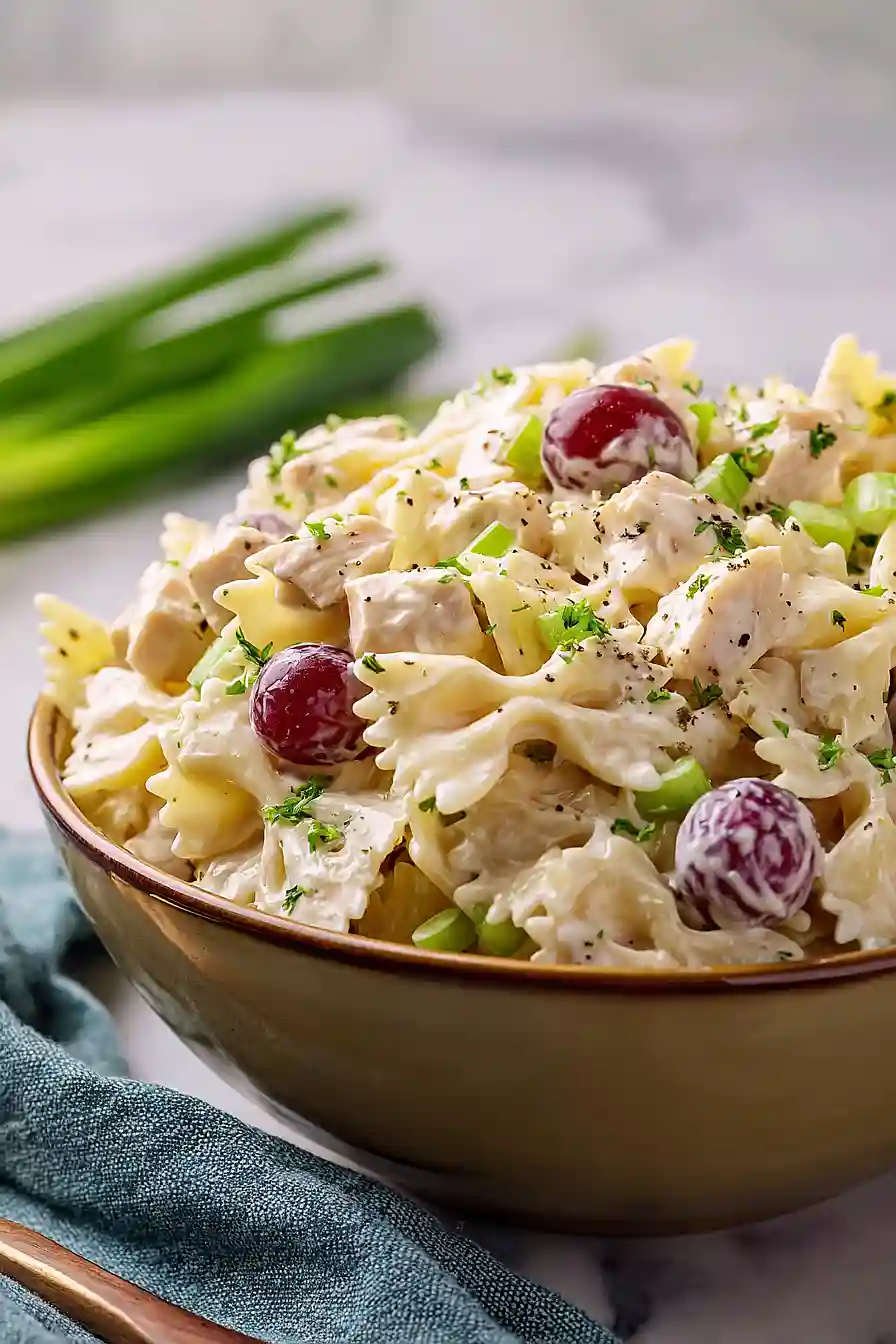 chicken bowtie pasta salad