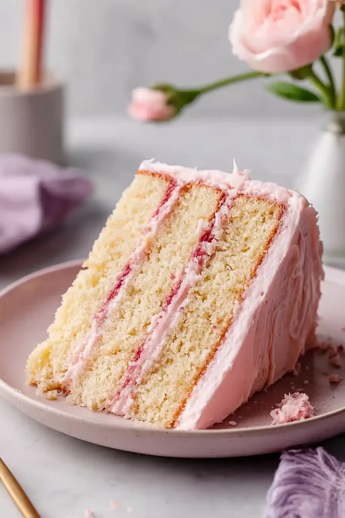 rhubarb layer cake